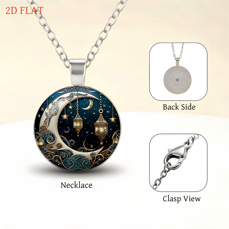 5pc Moon & Star Lantern-Themed Jewelry Set for Lunar New Year
